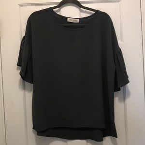Ruffle sleeve top
